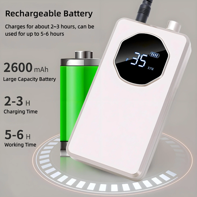 Professional Portable Rechargeable Electric Nail Drill Machine for Acrylic Nails Gel Polishing Removing, Manicure Salon at Home, 35000 RPM 