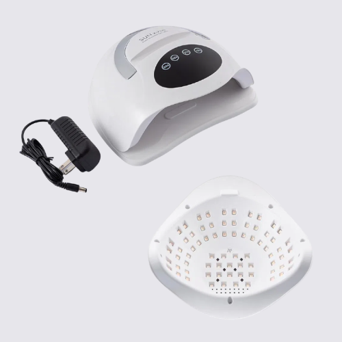 230W/320WProfessional UV/ LED Lamp for for Nail Gel Polish with 4 Timers & Auto Sensors, Special Pink Light Skin Beautification Skincare