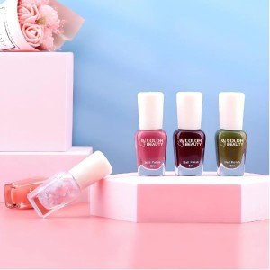 Water-base Peelable No UV Natural Dry Nail Polish Long Lasting and Easily Removed 