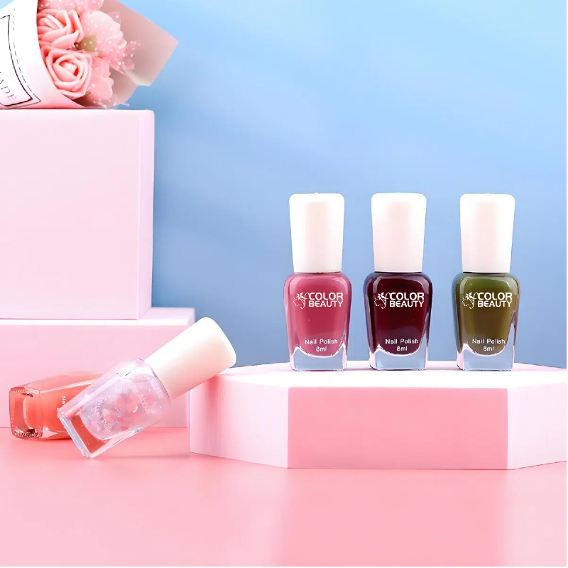 Water-base Peelable No UV Natural Dry Nail Polish Long Lasting and Easily Removed 