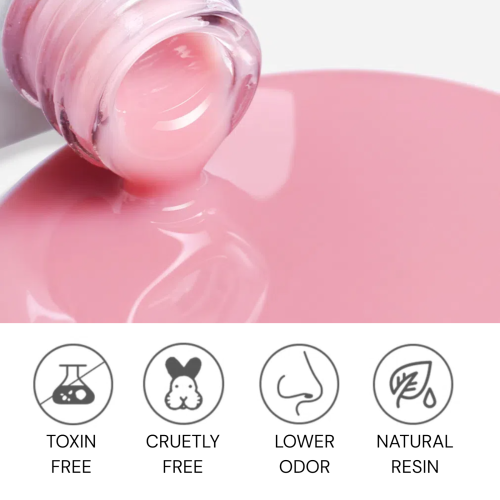 Natural Nude Gel Nail Polish Kit Soak Off UV / LED Nail Art Design Manicure Salon DIY Salon at Home, 6 Colors 5ml