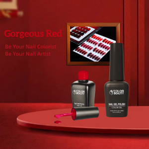 Gorgeous Red Series Gel Nail Polish Soak Off UV / LED Nail Art Design Manicure Salon DIY Salon, 9ml 