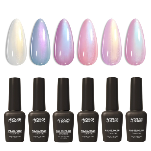 Pearly Moonstone Series Gel Nail Polish Soak Off UV / LED Nail Art Design Manicure Salon DIY Salon, 9ml