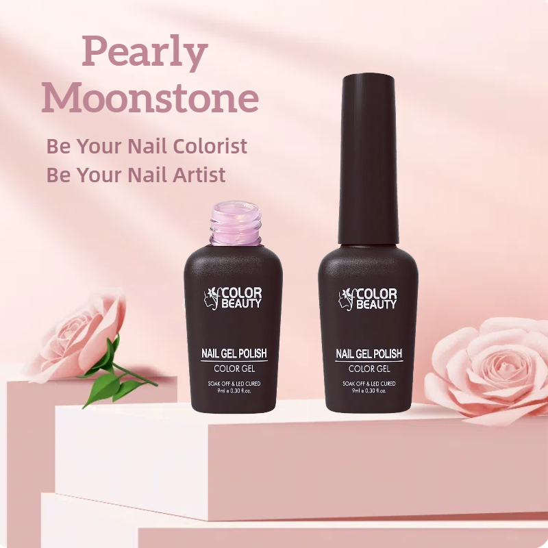 Pearly Moonstone Series Gel Nail Polish Soak Off UV / LED Nail Art Design Manicure Salon DIY Salon, 9ml 